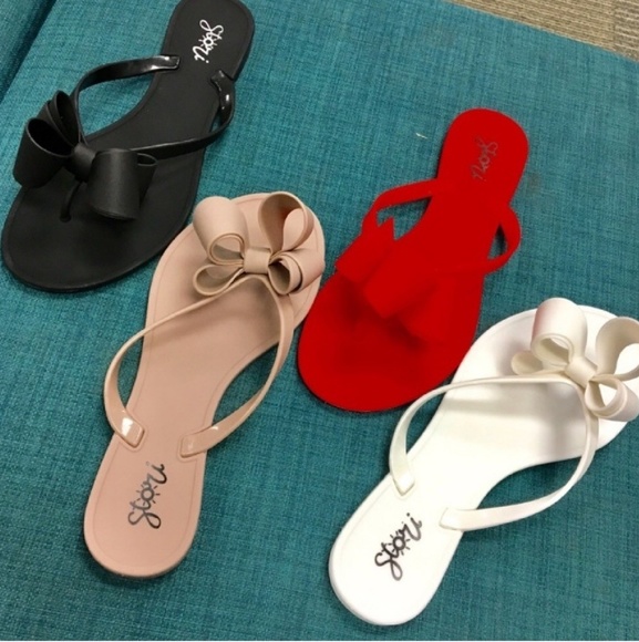 Tonight only! Stori Nude jelly bow sandal - Picture 4 of 6